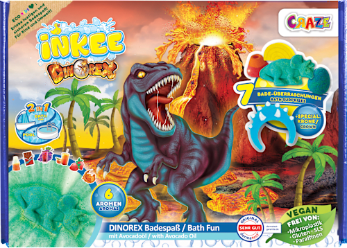 Geschenkset Kinder Badezusatz Dinorex Badespaß, 10tlg CRAZE