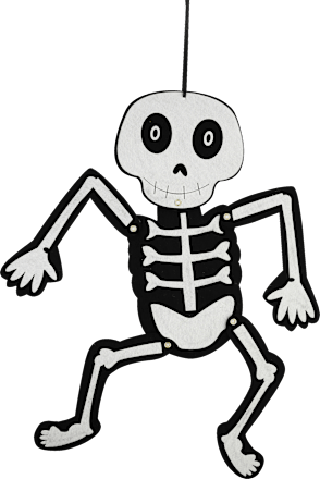 Skelett aus Filz 50 cm Dekorieren & Einrichten