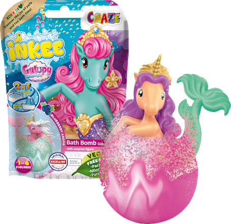 Kinder Badezusatz Badebombe Galupy Mermaid CRAZE