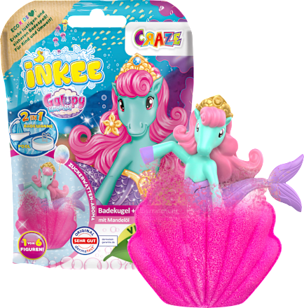 Kinder Badezusatz Badebombe Galupy Mermaid CRAZE