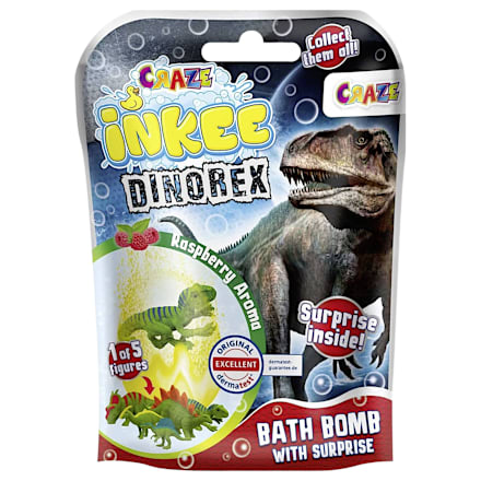 Inkee bilă efervescentă cu surpriză dinozaur CRAZE
