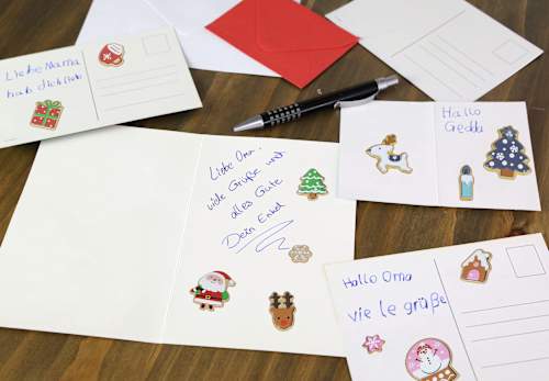 Aufkleber, Weihnachten, bunt Dekorieren & Einrichten