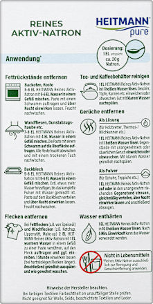 Reines Aktiv Natron HEITMANN pure