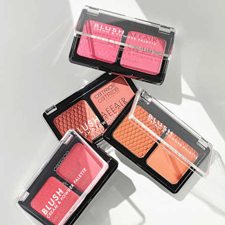 Paletka líceniek Blush Affair Cream & Powder - 010 Stunning Strawberry CATRICE