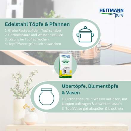 Entkalker Zitronensäure HEITMANN pure