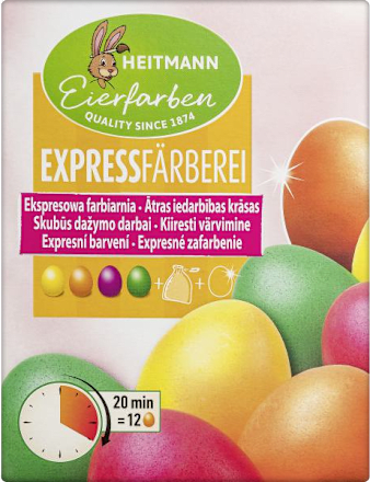barvy na vajíčka Express HEITMANN Eierfarben