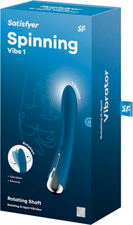 Masażer intymny Spinning G Spot 1, niebieski Satisfyer
