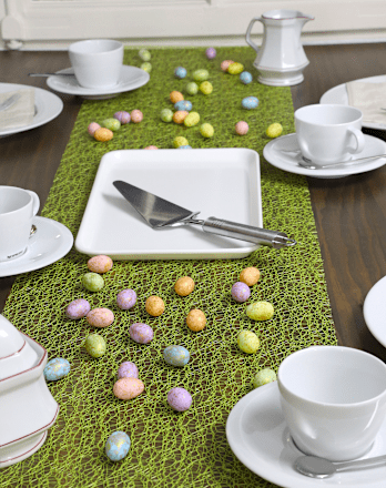 Streudeko Kunststoffeier im Körbchen, bunt (50 St) keine Marke