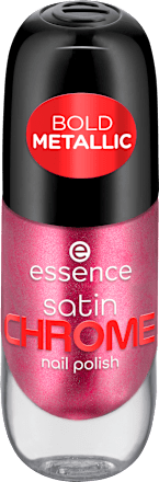 Lak za nohte satin CHROME, 03 Meta Maroon essence