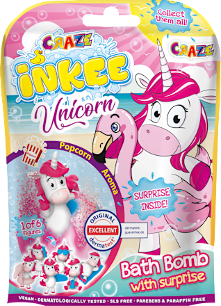 Šumivá prísada do kúpeľa s prekvapením - Unicorn CRAZE