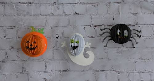 Wabenbälle, Kürbis, Geist & Spinne Dekorieren & Einrichten