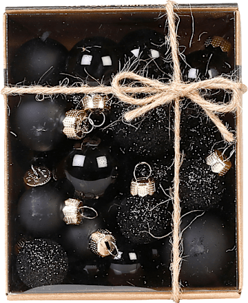 Kugel aus Glas, schwarz, mini (3 Größen) Dekorieren & Einrichten