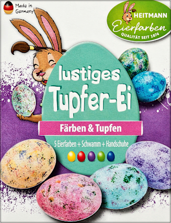 Eierfarben "Lustiges Tupfer-Ei" Dekorieren & Einrichten