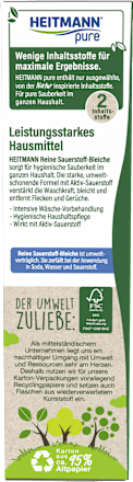 Bleichmittel Reine Sauerstoffbleiche HEITMANN pure
