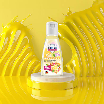 Handdesinfektionsgel Gingersplash, Reisegröße Impresan