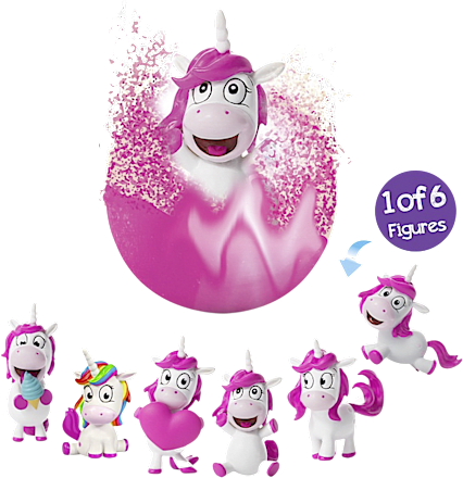 Šumivá prísada do kúpeľa s prekvapením - Unicorn CRAZE