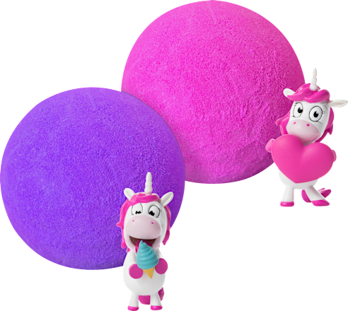 Šumivá prísada do kúpeľa s prekvapením - Unicorn CRAZE
