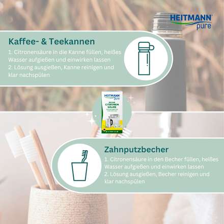 Zitronensäure Pulver HEITMANN pure
