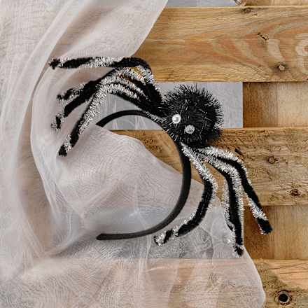 Haarreif, Spinne, schwarz Dekorieren & Einrichten