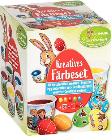 Eierfarben Kreatives Färbeset HEITMANN Eierfarben