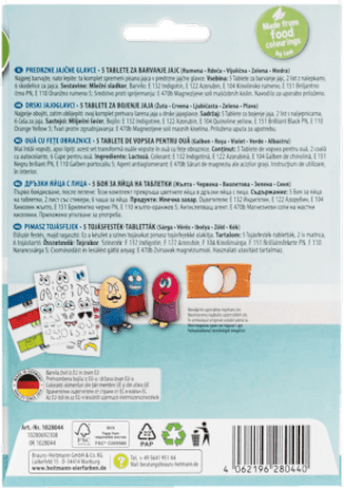 HTM 5 culori vopsea + fete amuzante HEITMANN