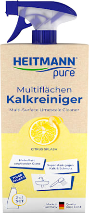 pure 2 IN 1 set: univerzalno sredstvo protiv kamenca refil + sprej boca - Citrus Splash HEITMANN pure