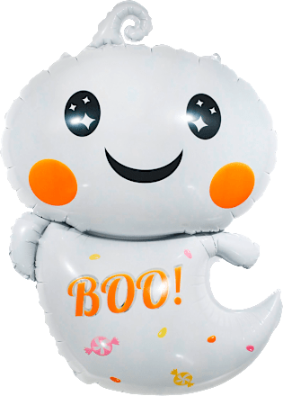 Folienballon, Halloween Geist, weiß Dekorieren & Einrichten