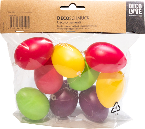 Ouă decorative multicolore HEITMANN