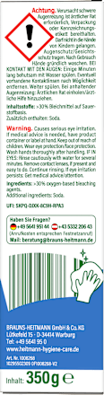Bleichmittel Reine Sauerstoffbleiche HEITMANN pure