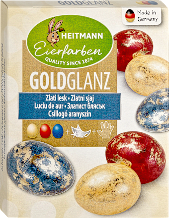 Vopsea ouă cu particule aurii HEITMANN