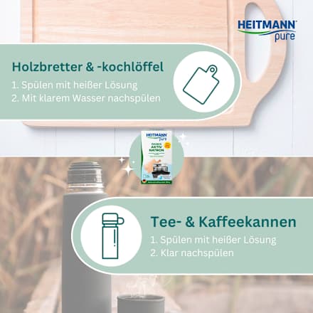 Reines Aktiv Natron Pulver HEITMANN pure