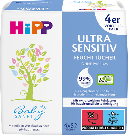 Ultra Sensitiv Feuchttücher HiPP Babysanft