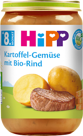 Menü Kartoffel-Gemüse mit Rind ab dem 8. Monat HiPP