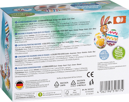 Ostereier Malmaschine HEITMANN Eierfarben