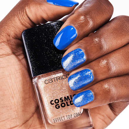 Vrchný lak na nechty Cosmic Gold - 030 Celestial Light CATRICE
