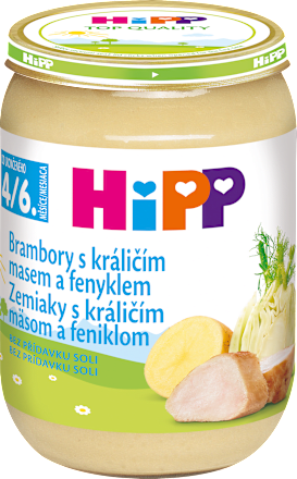 příkrm Brambory s králičím masem a fenyklem HiPP