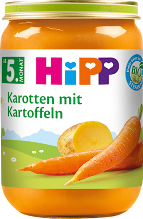Gemüse Karotten mit Kartoffeln ab dem 5. Monat HiPP