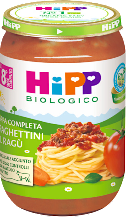 Omogeneizzato di spaghettini al ragù HiPP