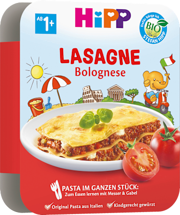 Kinderteller Lasagne Bolognese ab 1 Jahr HiPP