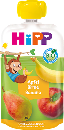 Quetschie Hippis Apfel-Birne-Banane ab 1 Jahr HiPP