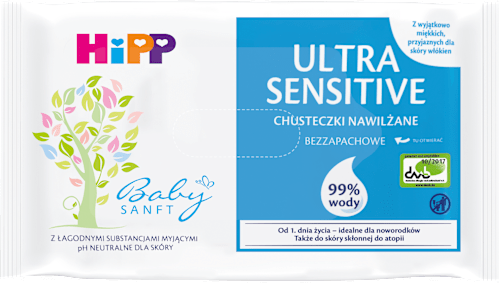 Chusteczki ULTRA-SENSITIVE HiPP Babysanft