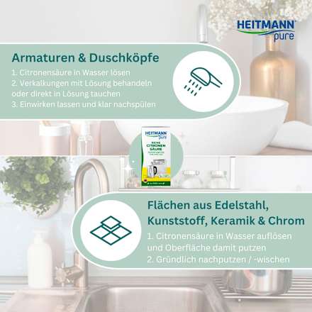 Zitronensäure Pulver HEITMANN pure