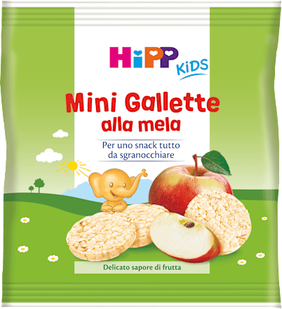 Mini gallette di riso alla mela HiPP