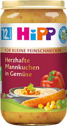 Menü Herzhafte Pfannkuchen in Gemüse ab dem 12. Monat HiPP