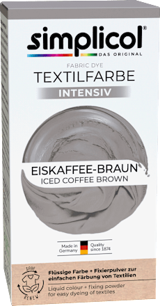 Textilfarbe intensiv Eiskaffee-Braun Simplicol