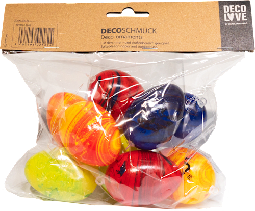 Ouă decorative efect marmură HEITMANN