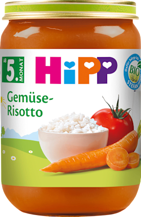 Menü Gemüse-Risotto ab dem 5. Monat HiPP