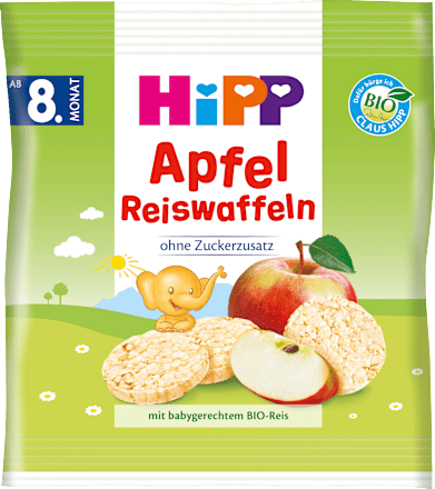 Reiswaffeln Apfel ab 8. Monat HiPP