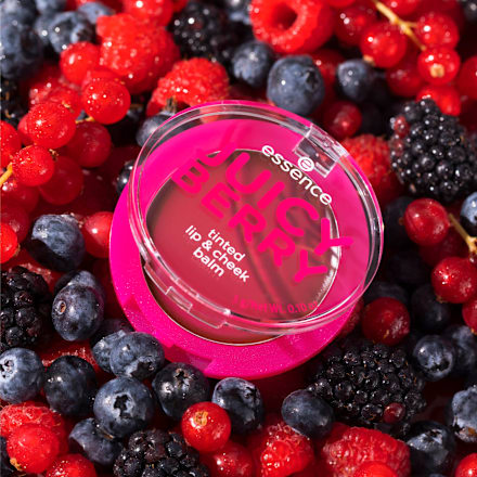 JUICY BERRY tinted balzam za usne i obraze essence