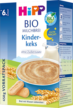 Abendbrei Milch Hafer Apfel ab dem 8. Monat HiPP